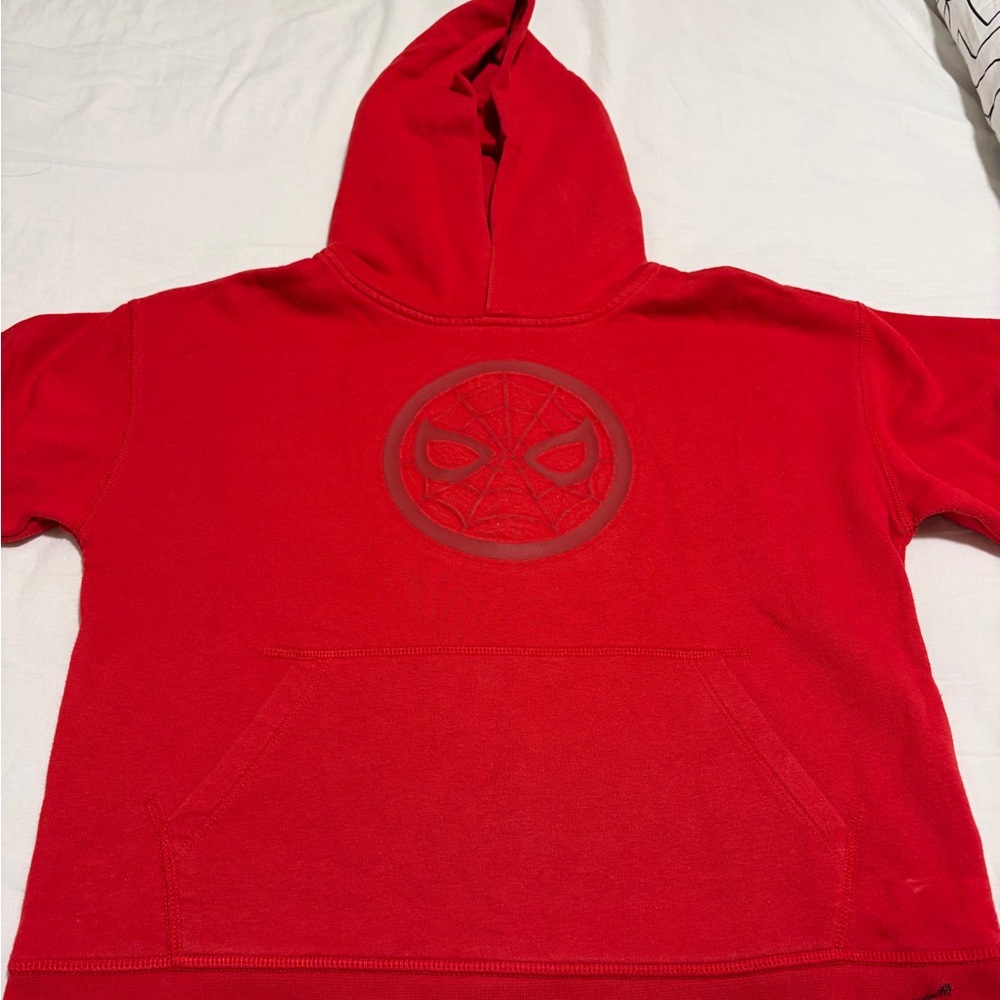 GAP Red Hoodie with Spider Design